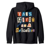 Divertido Disfraz de espía de This Girl Is A Detective, Agente Secreto Sudadera con Capucha