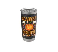 Divertido disfraz de fiesta de Halloween más aterrador Prueba de embarazo para bebé Vaso térmico de acero inoxidable de doble pared