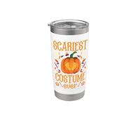 Divertido disfraz de fiesta de Halloween más aterrador Prueba de embarazo para bebé Vaso térmico de acero inoxidable de doble pared