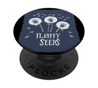 Divertido disfraz de flor de diente de león con semillas esponjosas PopSockets PopGrip Adhesivo
