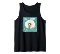 Divertido disfraz de flor de diente de león para fanáticos de semillas y flores Camiseta sin Mangas
