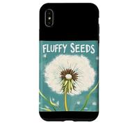 Divertido disfraz de flor de diente de león para fanáticos de semillas y flores Carcasa para iPhone XS Max