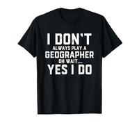 Divertido Disfraz de geógrafo para geografía Profesional Camiseta