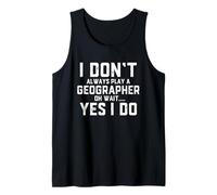 Divertido Disfraz de geógrafo para geografía Profesional Camiseta sin Mangas