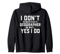 Divertido Disfraz de geógrafo para geografía Profesional Sudadera con Capucha