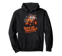 Divertido Disfraz de Granjero Halloween Espeluznante Esqueleto Drive Tractor Sudadera con Capucha