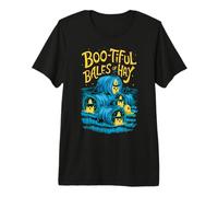 Divertido Disfraz de Granjero Halloween Espeluznante Zombi fardos de heno Camiseta Premium