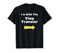 Divertido disfraz de Halloween de última hora con el viajero del tiempo Camiseta