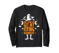Divertido Disfraz de Halloween Don't Make Me Get My Flying Monkeys Manga Larga