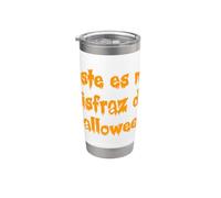 Divertido disfraz de Halloween español de última hora fiesta espeluznante Vaso térmico de acero inoxidable de doble pared