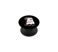Divertido Disfraz de Halloween Ghost Boo Nurse I Will Stab You PopSockets PopGrip Adhesivo
