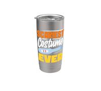Divertido disfraz de Halloween más aterrador prueba de embarazo bebé Vaso térmico de acero inoxidable de doble pared