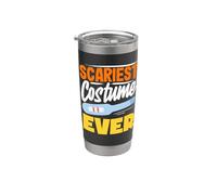 Divertido disfraz de Halloween más aterrador prueba de embarazo bebé Vaso térmico de acero inoxidable de doble pared