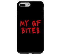 Divertido Disfraz de Halloween My GF Bites Graffiti Carcasa para iPhone 7 Plus/8 Plus