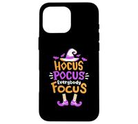 Divertido disfraz de Halloween para profesores de Hocus Pocus Everybody Focus Carcasa para iPhone 16 Pro Max
