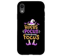 Divertido disfraz de Halloween para profesores de Hocus Pocus Everybody Focus Carcasa para iPhone XR