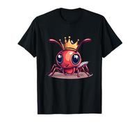 Divertido disfraz de hormiga con corona para un disfraz de risa real Camiseta