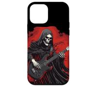 Divertido Disfraz de la Parca con Traje de Guitarra eléctrica Carcasa para iPhone 12 Mini