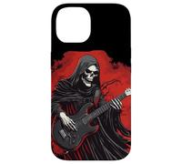 Divertido Disfraz de la Parca con Traje de Guitarra eléctrica Carcasa para iPhone 14