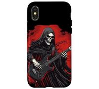 Divertido Disfraz de la Parca con Traje de Guitarra eléctrica Carcasa para iPhone X/XS
