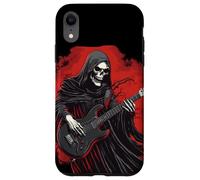 Divertido Disfraz de la Parca con Traje de Guitarra eléctrica Carcasa para iPhone XR