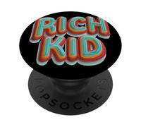 Divertido Disfraz de Lema para niños Ricos PopSockets PopGrip Adhesivo