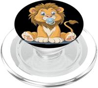 Divertido Disfraz de león bebé con Chupete para niños y niñas PopSockets PopGrip para MagSafe