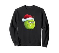 Divertido Disfraz de Manzana Verde en Navidad para los Amantes de Las Manzanas Sudadera