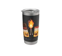 Divertido disfraz de Match Box Lucha con fósforos ardientes Vaso térmico de acero inoxidable de doble pared