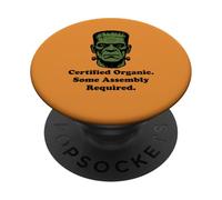 Divertido disfraz de monstruo Frankenstein para Halloween Broma Bruh PopSockets PopGrip Adhesivo