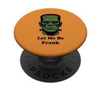 Divertido disfraz de monstruo Frankenstein para Halloween Broma Bruh PopSockets PopGrip Adhesivo