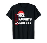 Divertido Disfraz de Navidad jamaicano con Texto en inglés Camiseta
