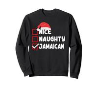 Divertido Disfraz de Navidad jamaicano con Texto en inglés Sudadera