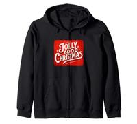 Divertido Disfraz de Navidad Jolly Good Sudadera con Capucha
