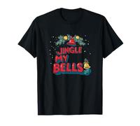 Divertido Disfraz de Navidad Travieso con Este Jingle My Bells Camiseta