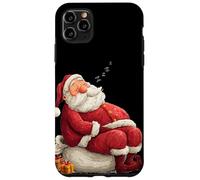 Divertido Disfraz de Papá Noel Durmiente Pero Viene para Navidad Carcasa para iPhone 11 Pro MAX
