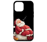 Divertido Disfraz de Papá Noel Durmiente Pero Viene para Navidad Carcasa para iPhone 12 Pro MAX