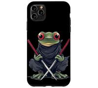 Divertido disfraz de rana ninja para los amantes de los ninjas y ranas Carcasa para iPhone 11 Pro Max