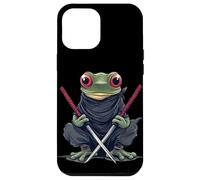 Divertido disfraz de rana ninja para los amantes de los ninjas y ranas Carcasa para iPhone 12 Pro Max