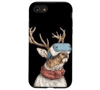 Divertido Disfraz de Reno para Juegos de Realidad Virtual para Amantes de los Auriculares Carcasa para iPhone SE (2020) / 7/8