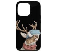 Divertido Disfraz de Reno para Juegos de Realidad Virtual para Amantes de los Auriculares Carcasa para iPhone 13 Pro