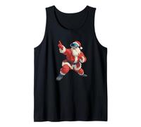 Divertido Disfraz de Santa Claus moviéndose con Gafas VR Camiseta sin Mangas