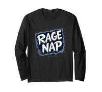 Divertido Disfraz de Siesta de Rabia para los Amantes del Habla Manga Larga