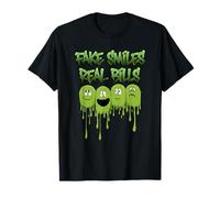 Divertido Disfraz de Sonrisa Falsa de Real Bills Camiseta
