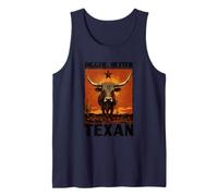 Divertido disfraz de toro tejano para los amantes del estado de Texas Camiseta sin Mangas