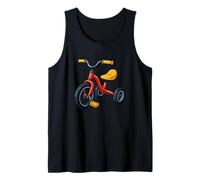 Divertido Disfraz de triciclos para niños Camiseta sin Mangas