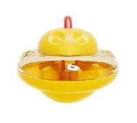 Divertido dispensador de comida para gatos y perros, con forma de pollo, juguete interactivo de alimentación lenta, cuencos dispensadores ajustables, comedero para gatos
