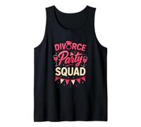 Divertido Divorcio Fiesta Apoyo Escuadrón Celebración Hombres Mujeres Camiseta sin Mangas