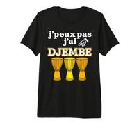 Divertido Djembé Humor per Orgullo Baterista Djembe Tambores Camiseta Premium