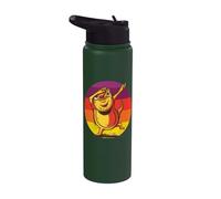 Divertido dragón barbudo Dabbing Reptile Lover Stainless Steel Insulated Water Bottle